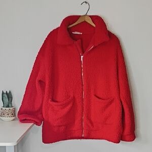 Cozy Red Women's Jacket